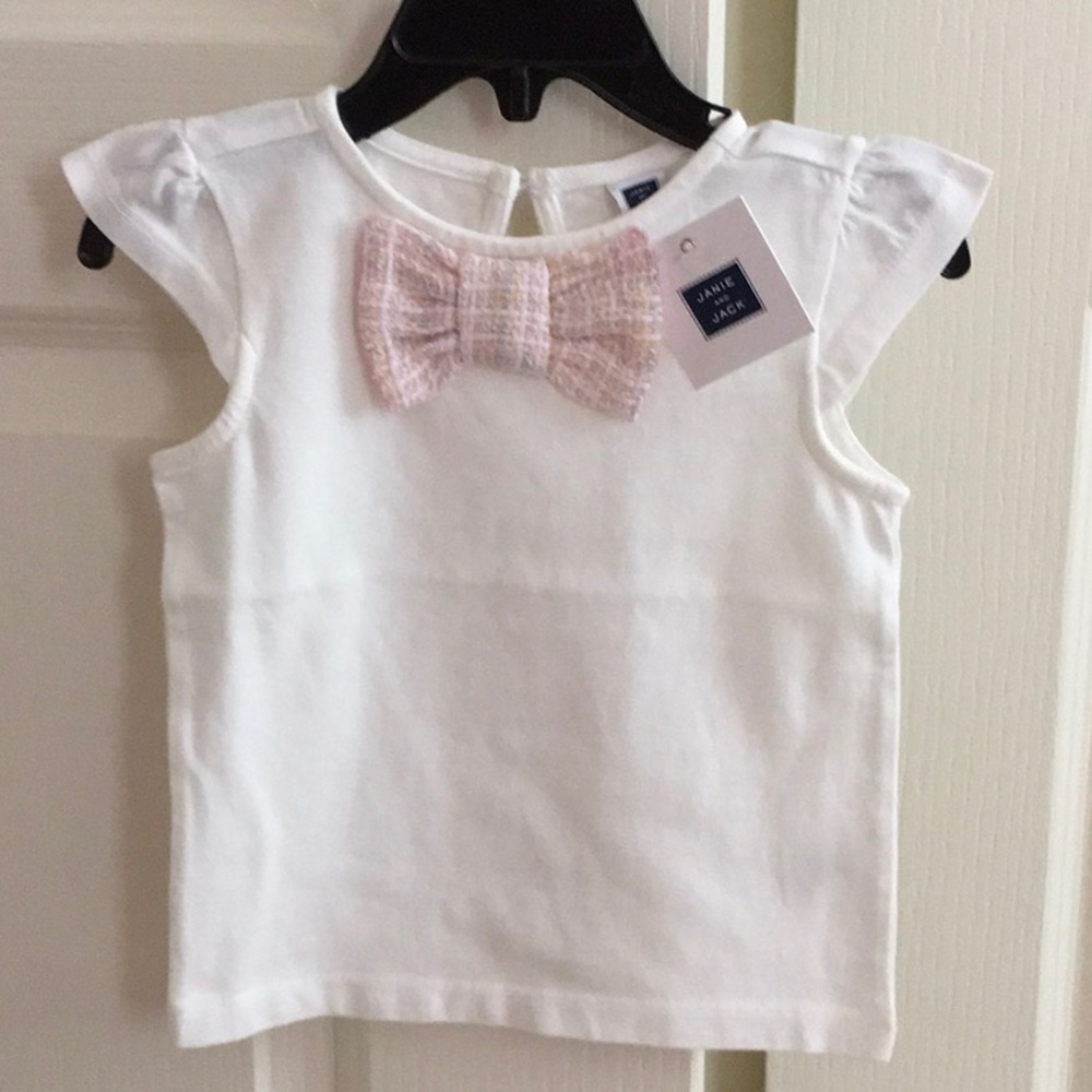 NWT Janie and Jack bow top - 18-24 months